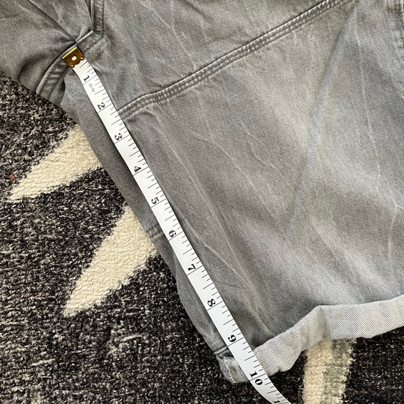 G-Star Gray Jean Shorts Distressed Cut-Off Style - Picture 9 of 10